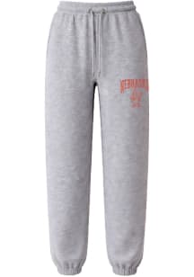Summit Sportswear Nebraska Cornhuskers Mens Grey Heather Fleece Sweatpants