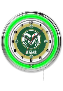 Colorado State Rams 19in Neon Wall Clock