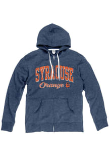 Blue 84 Syracuse Orange Womens Navy Blue Laugna Long Sleeve Full Zip Jacket