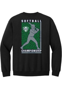 Summit Sportswear MAC Mens Black Softball Championship 2026 Long Sleeve Crew Sweatshirt