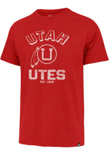 47 Utah Utes Red Retrograde Franklin Short Sleeve Fashion T Shirt