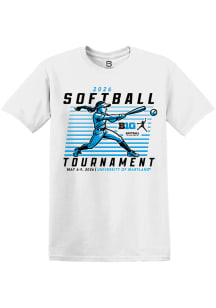 Summit Sportswear Big Ten White 2026 Softball Tournament Short Sleeve T Shirt