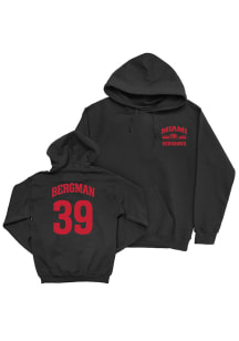Alec Bergman Campus Ink Miami RedHawks Youth NIL Victory Long Sleeve Player Hoodie Black