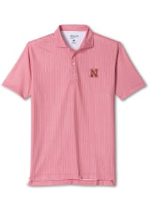 Johnnie O Nebraska Cornhuskers Mens Red Crosslink Short Sleeve Fashion Polo