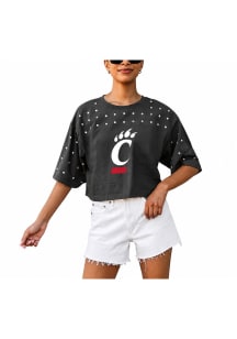Gameday Couture Cincinnati Bearcats Womens Graphite Making Moves Short Sleeve T-Shirt