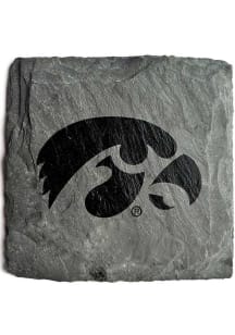 Iowa Hawkeyes 4in X 4in X 1/4in Coaster - Grey