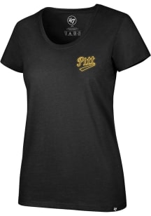 47 Pitt Panthers Womens White #DYEHARD Hooded Sweatshirt