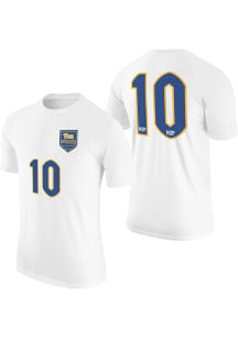 Pitt Panthers Mens White Team Design Soccer Jersey