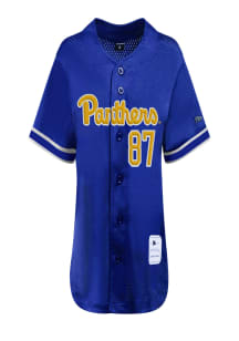 Pitt Panthers Womens Hype and Vice Baseball Fashion Baseball Jersey - Blue