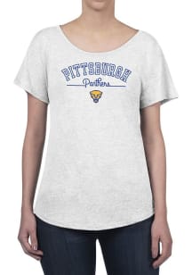 Pitt Panthers Womens White #DYEHARD Short Sleeve T-Shirt
