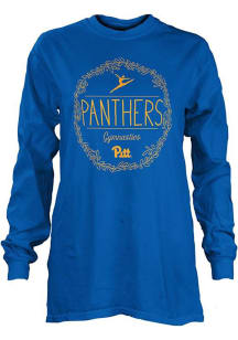 Pitt Panthers Womens White #DYEHARD Style Short Sleeve T-Shirt