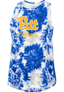 Pitt Panthers Womens White #DYEHARD Tank Top