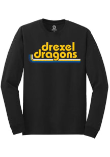 Summit Sportswear Drexel Dragons Black Stripes Long Sleeve T Shirt
