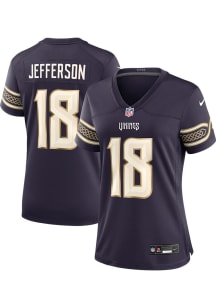Justin Jefferson  Nike Minnesota Vikings Womens Purple Rivalry Football Jersey