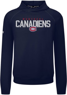 Levelwear Montreal Canadiens Navy Blue Mandate Carve Long Sleeve T Shirt