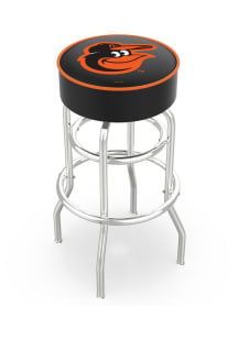 Baltimore Orioles Double-Ring Swivel Pub Stool - Silver