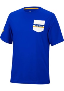 Pitt Panthers Blue Team Pocket Short Sleeve T Shirt