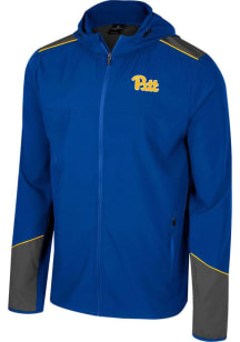 Colosseum Pitt Panthers Mens Blue Team Long Sleeve Full Zip Jacket