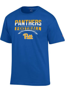 Champion Pitt Panthers Blue Team Styled Short Sleeve T Shirt