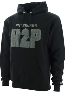 Pitt Panthers Mens Black Team Long Sleeve Hoodie
