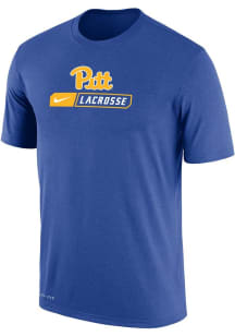 Nike Pitt Panthers Blue Womens Lacrosse Team Short Sleeve T Shirt