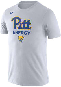 Nike Pitt Panthers White Team Design Short Sleeve T Shirt