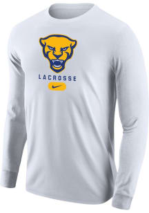 Pitt Panthers White Team Lacrosse Long Sleeve T Shirt
