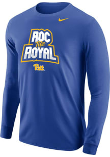 Pitt Panthers Blue Team Styled Long Sleeve T Shirt