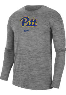 Nike Pitt Panthers Grey Team Long Sleeve T-Shirt