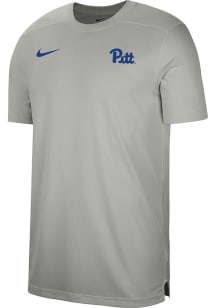 Nike Pitt Panthers Blue Team Design Short Sleeve T Shirt