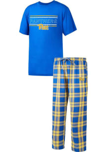 Concepts Sport Pitt Panthers Blue Team Designed Short Sleeve T Shirt