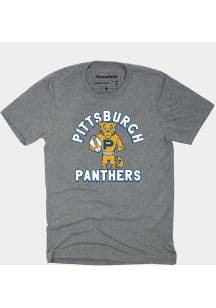 Homefield Pitt Panthers Grey Team Short Sleeve T Shirt