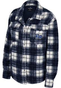 Colosseum Pitt Panthers Womens Navy Blue Team Light Weight Jacket