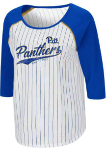 Colosseum Pitt Panthers Womens Blue Team LS Tee