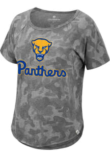 Pitt Panthers Womens Green Team Short Sleeve T-Shirt