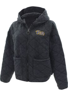 Pitt Panthers Womens Black Team Light Weight Jacket