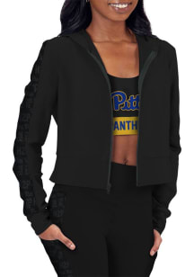 Pitt Panthers Womens Black Team Long Sleeve Full Zip Jacket