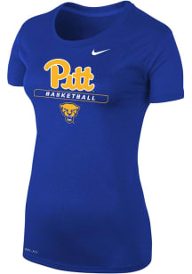Nike Pitt Panthers Womens Blue Team T-Shirt