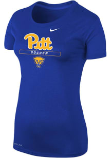 Nike Pitt Panthers Womens Blue Team T-Shirt