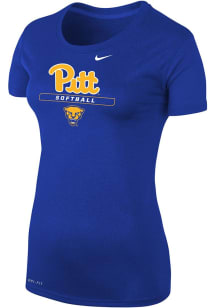 Nike Pitt Panthers Womens Blue Team T-Shirt