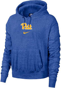 Nike Pitt Panthers Womens Blue Team Hooded Sweatshirt