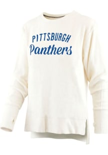 Pressbox Pitt Panthers Womens Ivory Team Short Sleeve T-Shirt