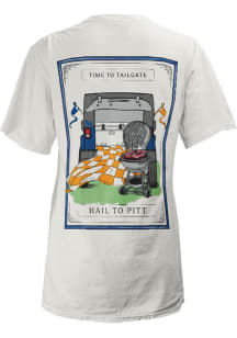 Pitt Panthers Womens White Team Short Sleeve T-Shirt