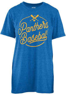 Pressbox Pitt Panthers Womens Blue Team Design Short Sleeve T-Shirt