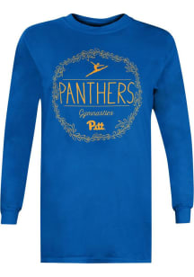 Pitt Panthers Womens Blue Team LS Tee