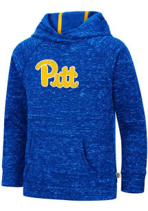 Pitt Panthers Girls Blue Team Long Sleeve Hooded Sweatshirt
