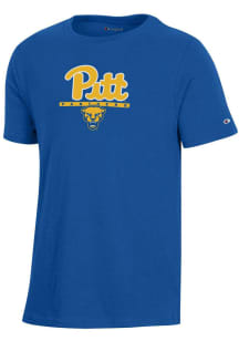 Champion Pitt Panthers Youth Blue Team Style Short Sleeve T-Shirt