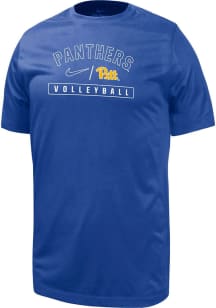 Nike Pitt Panthers Youth Blue Arch Volleyball Short Sleeve T-Shirt