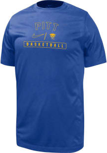 Nike Pitt Panthers Youth Blue Team Design Short Sleeve T-Shirt