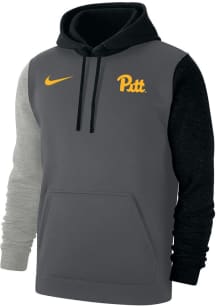 Nike Pitt Panthers Youth Grey Team Long Sleeve Hoodie